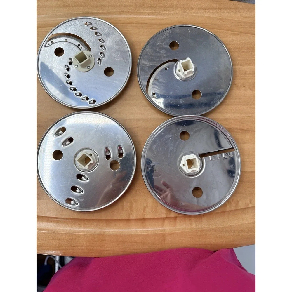 4 Moulinex Regal La Machine II &III Replacement Blades & Adapter Food Processor